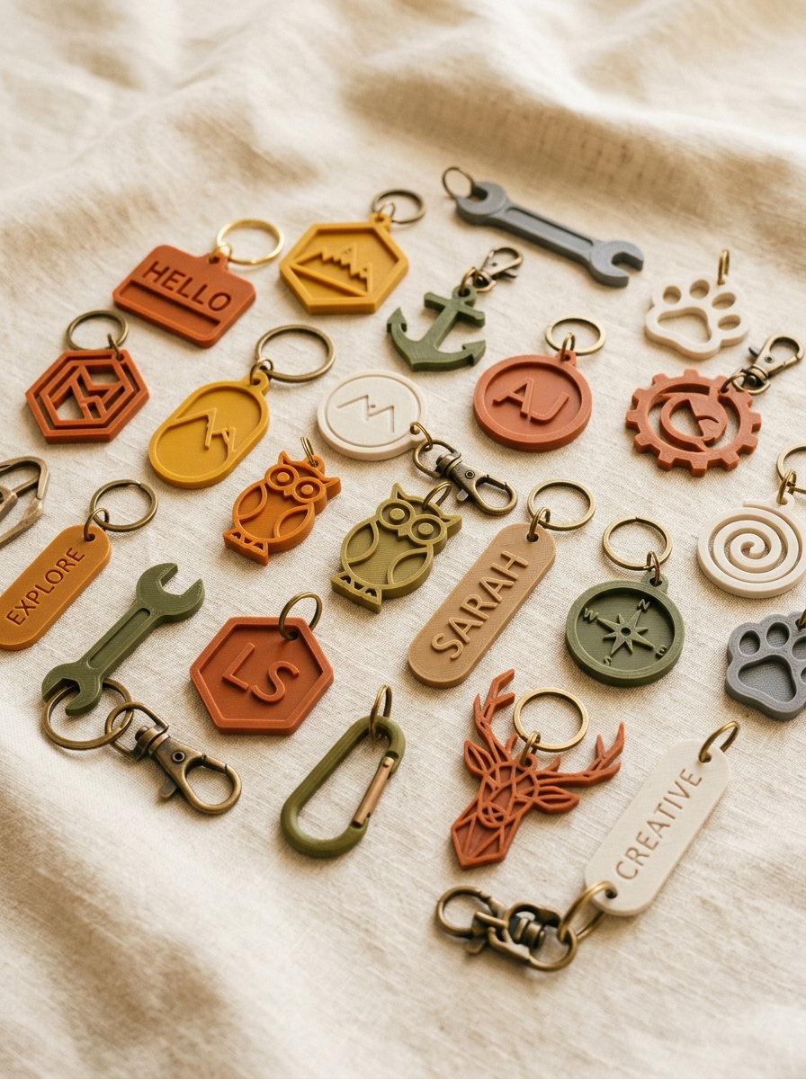 Hexagonal Compact EDC Key Tag