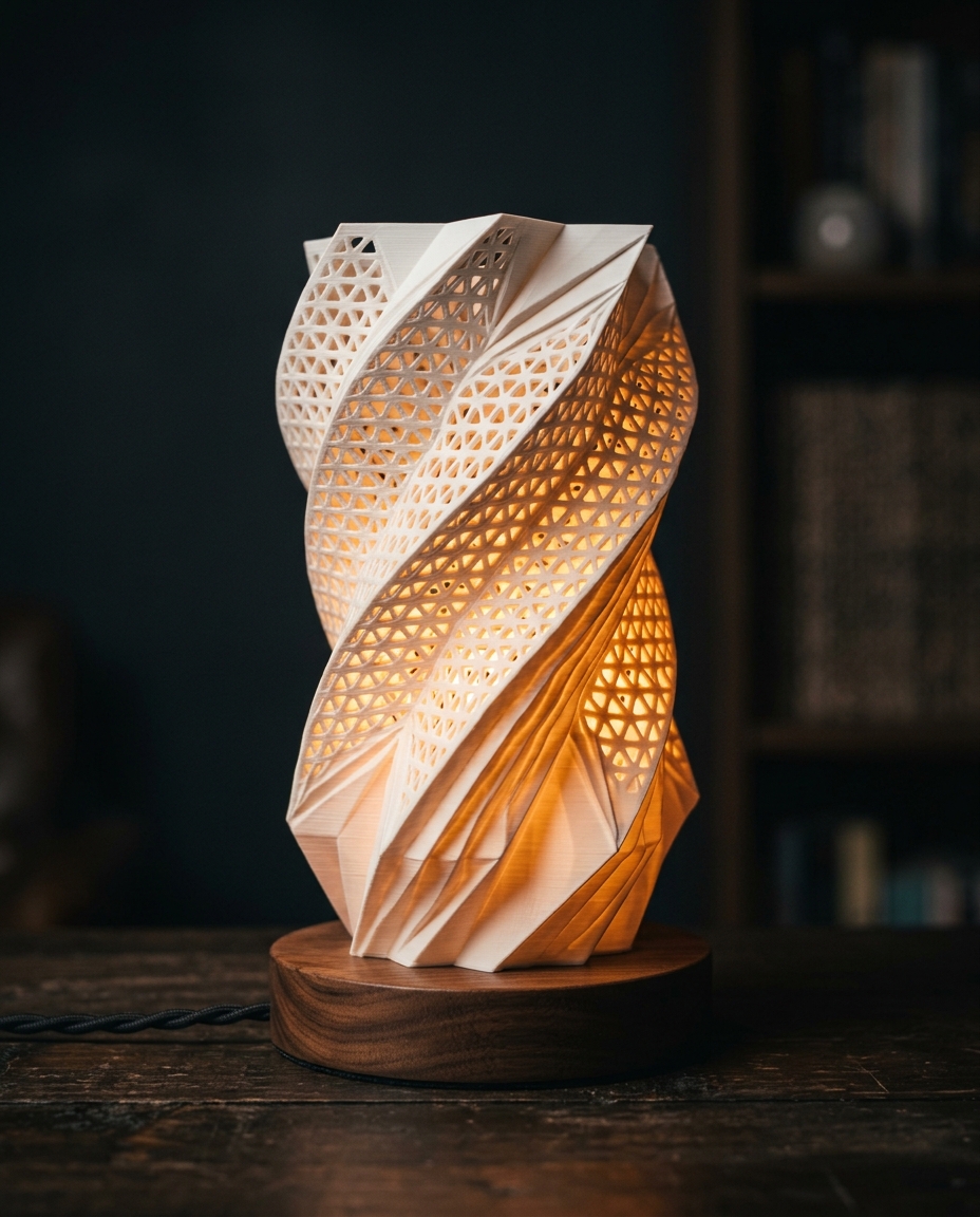 Origami Fold Parametric Lantern
