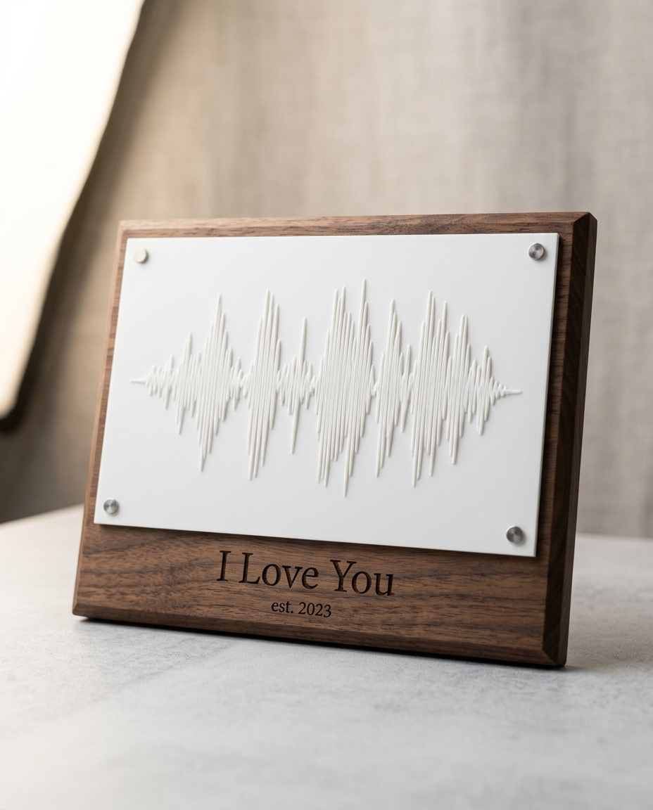 Soundwave Audio Keepsake Plaque